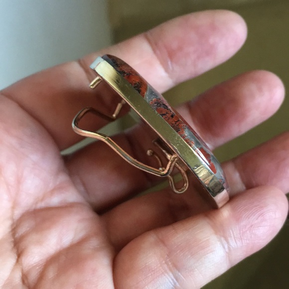 🖤Vtg💕Stone belt buckle - Picture 3 of 14